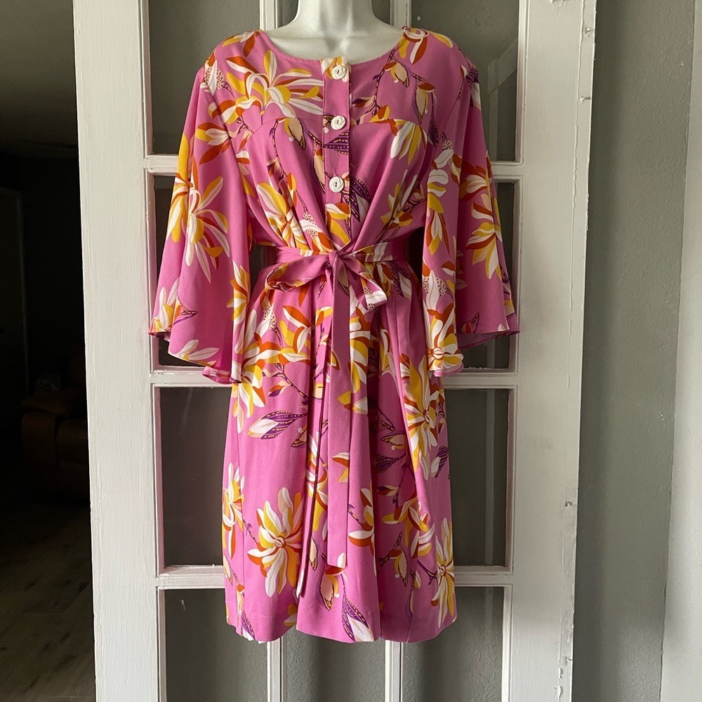 Uncle Frank Pink Floral Dress